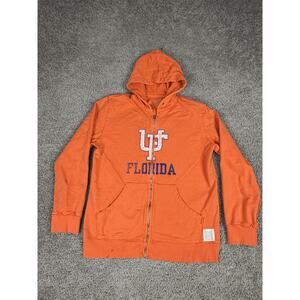 Florida Gators Hoodie Mens XL Orange NCAA College Football Full Zip Sweatshirt